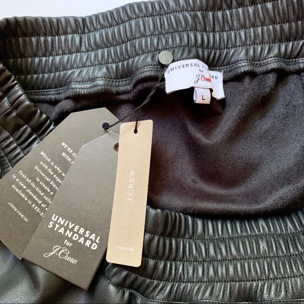 Universal Standard J Crew Leather Mini Skirt NWT